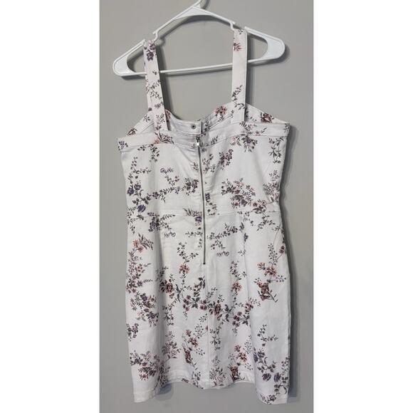 No Boundaries Women’s Floral Button-Front Sundress –Size XL, Casual Summer Dress - Picture 7 of 10